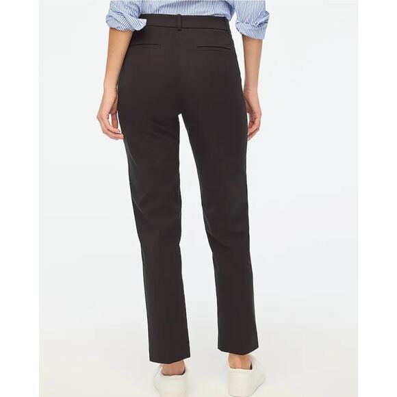 NWT J.Crew Kallie Straight Leg Pant In Black Size 4 - Picture 2 of 8